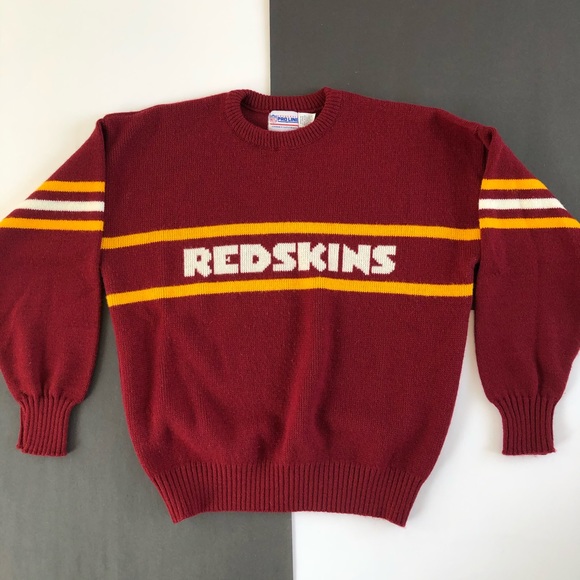 Vintage | Sweaters | Vtg 8s Nfl Washington Redskins Wool Sweater | Poshmark